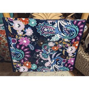 NEW VERA BRADLEY MARKET REUSABLE TOTE - WILD PRARIE BOUQUET - VERY PRETTY!